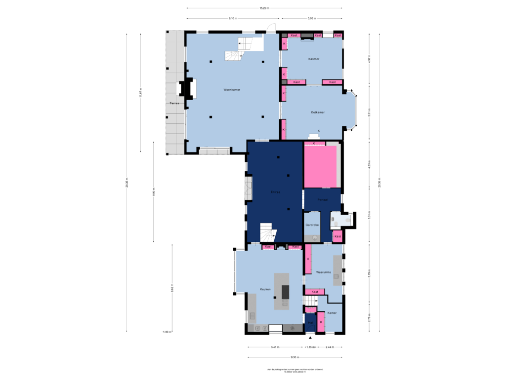 Bekijk plattegrond van Begane grond van Sprangsevaart 10