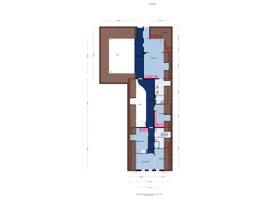 Bekijk plattegrond van Eerste verdieping van Sprangsevaart 10