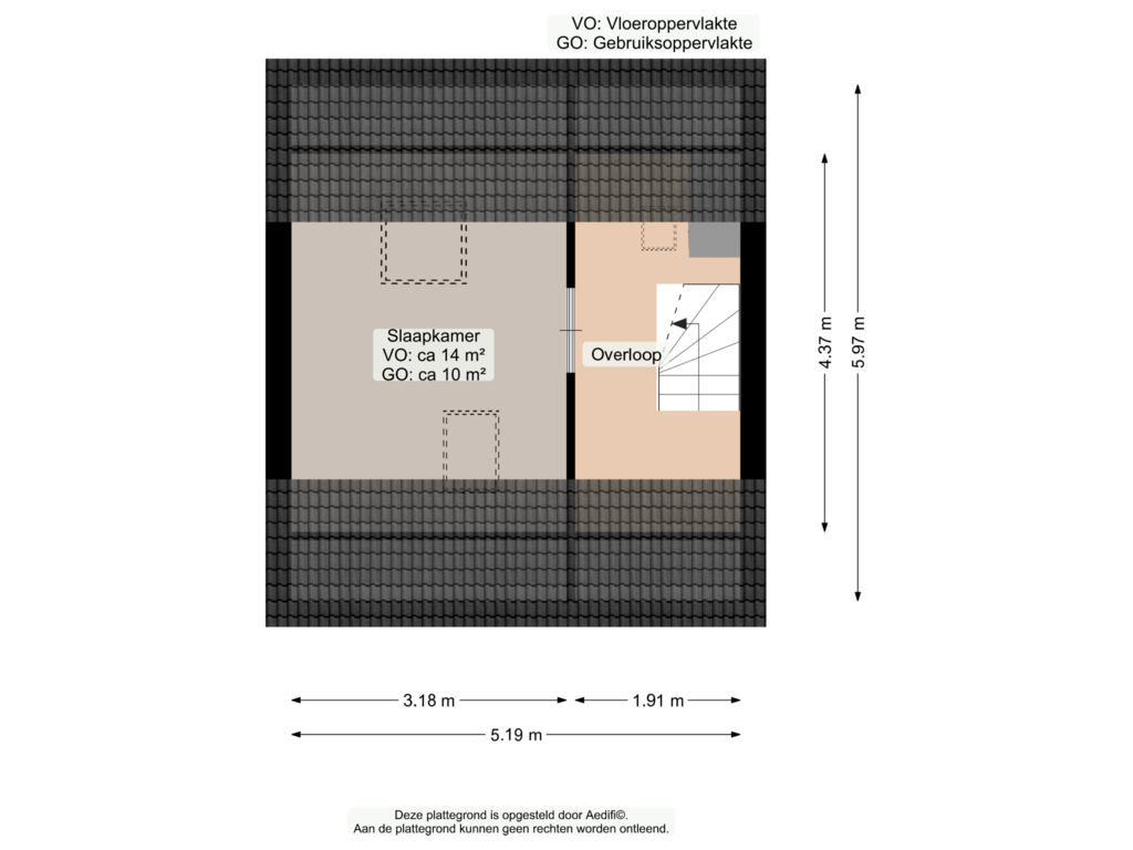 Bekijk plattegrond van Tweede verdieping van Nijensteinheerd 239