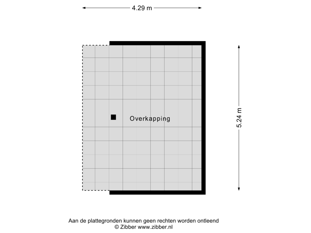 View floorplan of Overkapping of Bultsweg 100