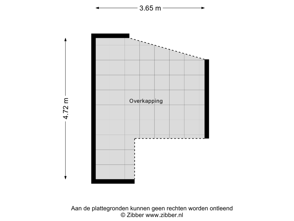 View floorplan of Overkapping of Bultsweg 100