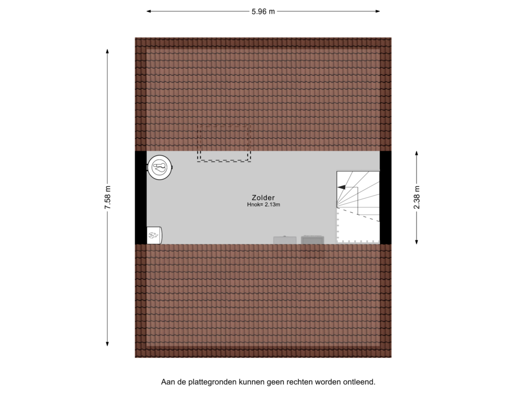 Bekijk plattegrond van 2e verdieping van Anskarstraat 31