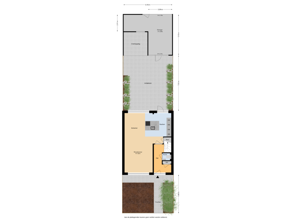 Bekijk plattegrond van Situatie van Anskarstraat 31