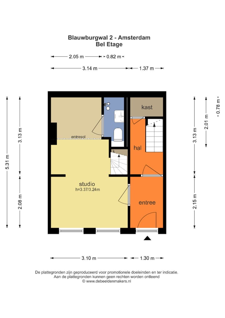 Foto 37 van Blauwburgwal 2