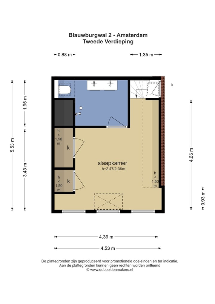 Foto 39 van Blauwburgwal 2