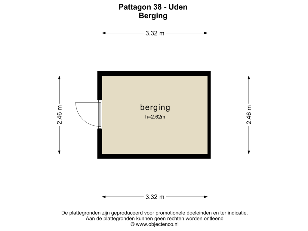 Bekijk plattegrond van BERGING van Pattagon 38