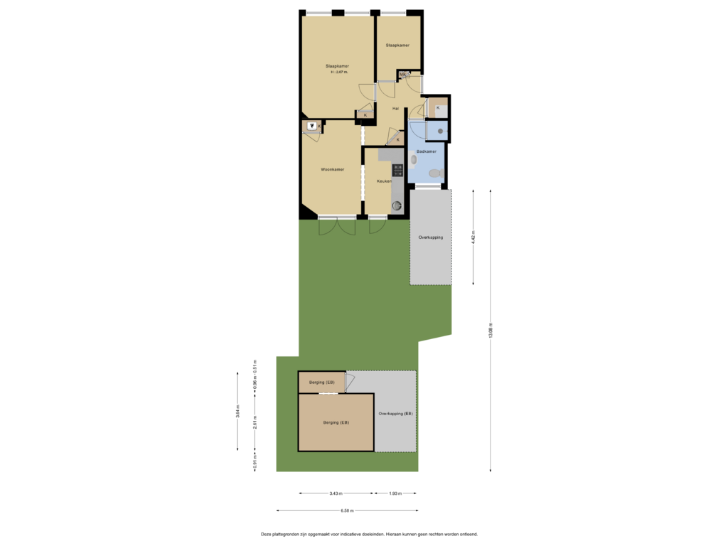 Bekijk plattegrond van Tuin van Jan van Beersstraat 155