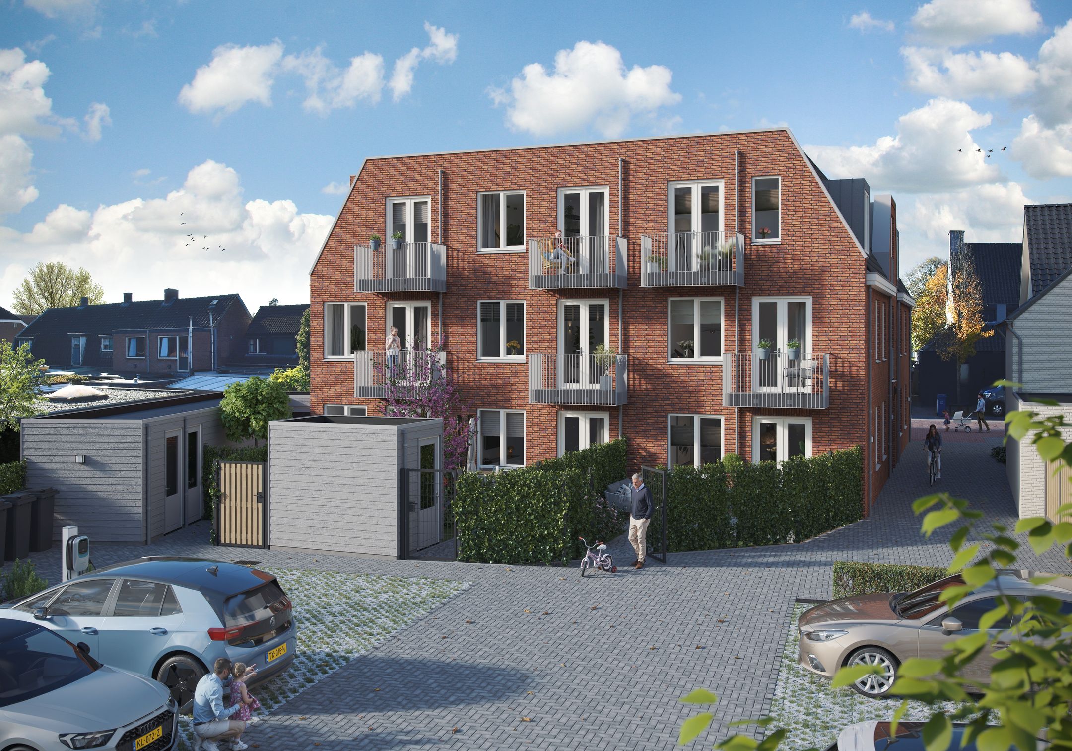 Image of 'T LAAR (15 APPARTEMENTEN) IN HEEZE