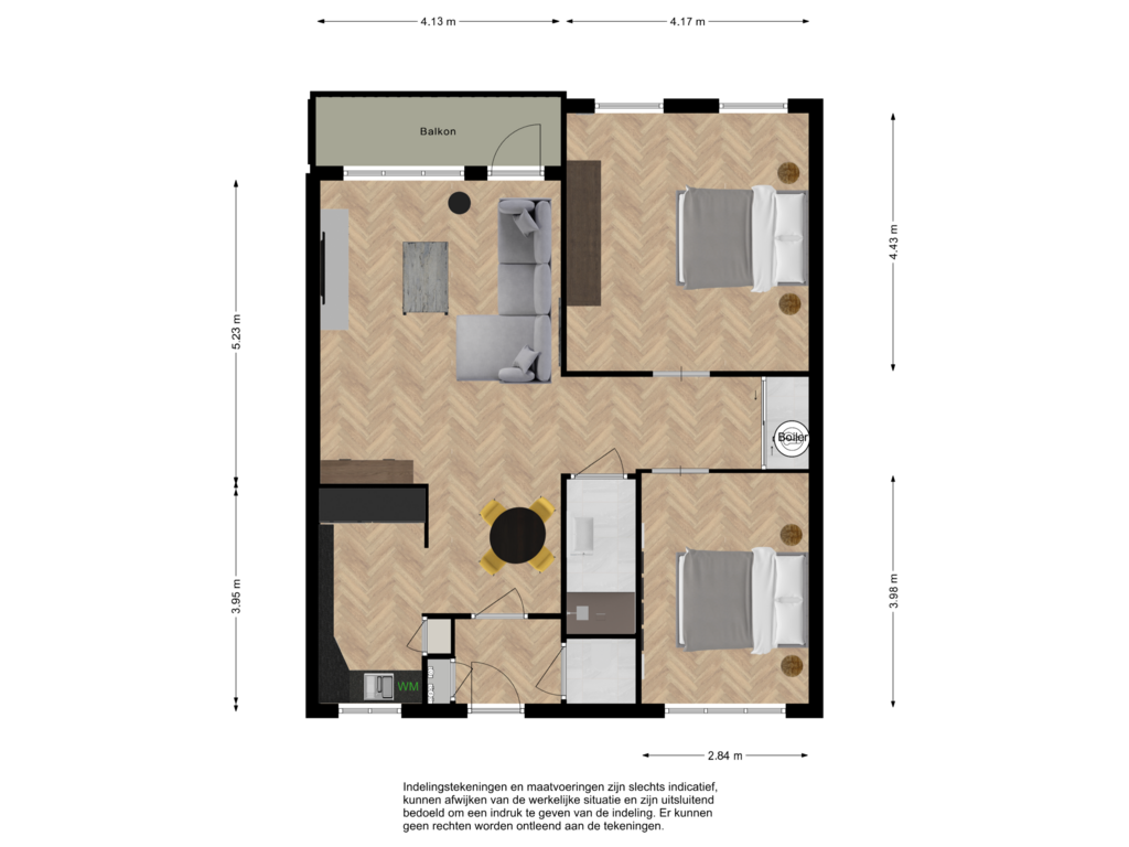 Bekijk plattegrond van First floor van Akeleistraat 42-H