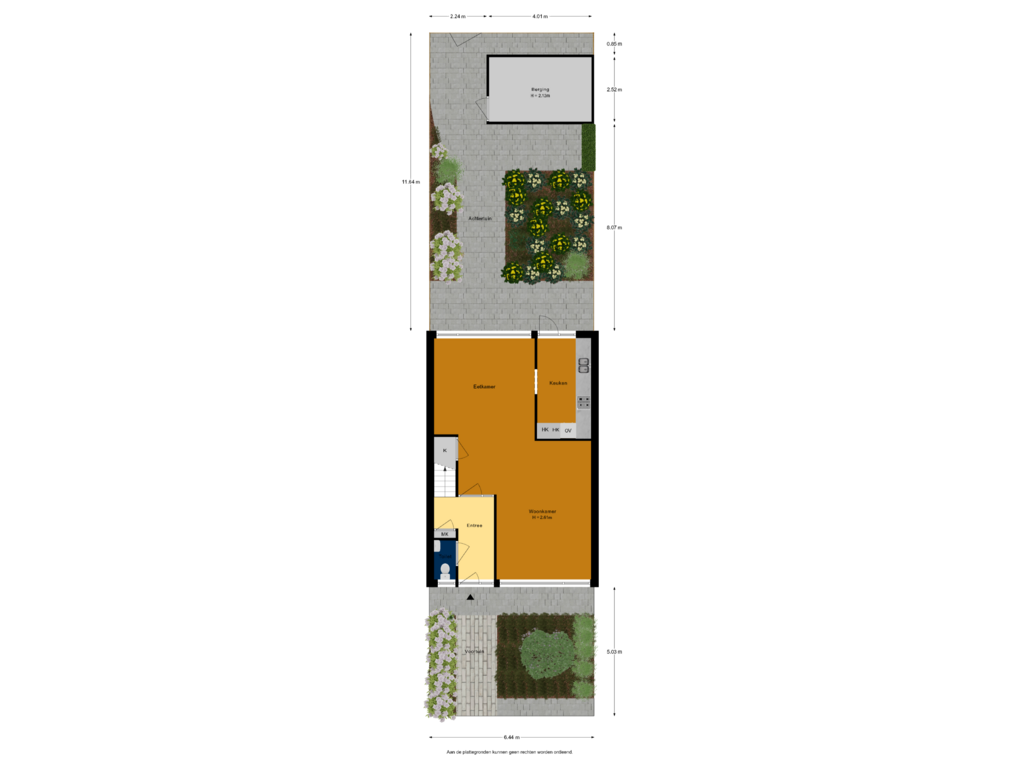 Bekijk plattegrond van Situatie van Ruys de Beerenbrouckstraat 14