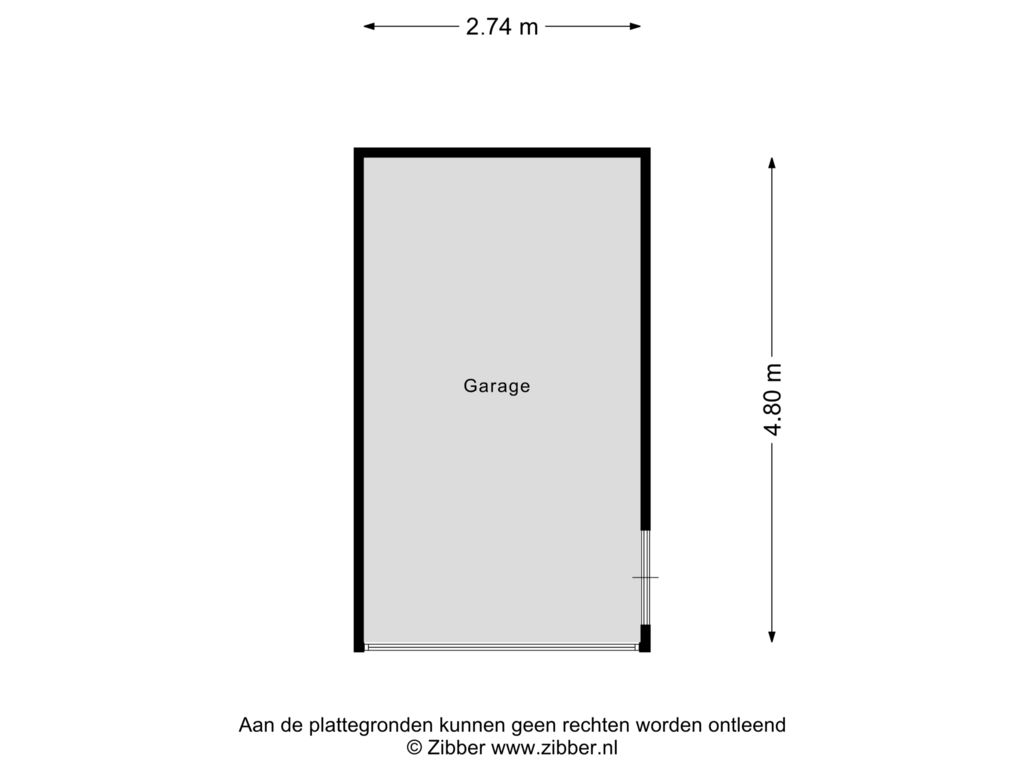 Bekijk plattegrond van Garage van Leeuwerikstraat 40