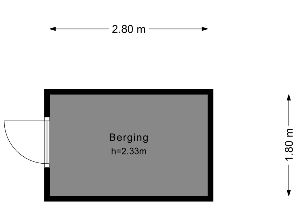 Bekijk plattegrond van Berging van Loggerzeil 11