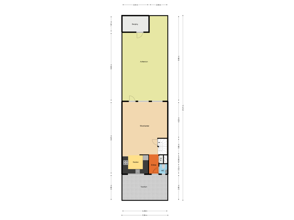 Bekijk plattegrond van Tuin van Middenbaan-Zuid 562