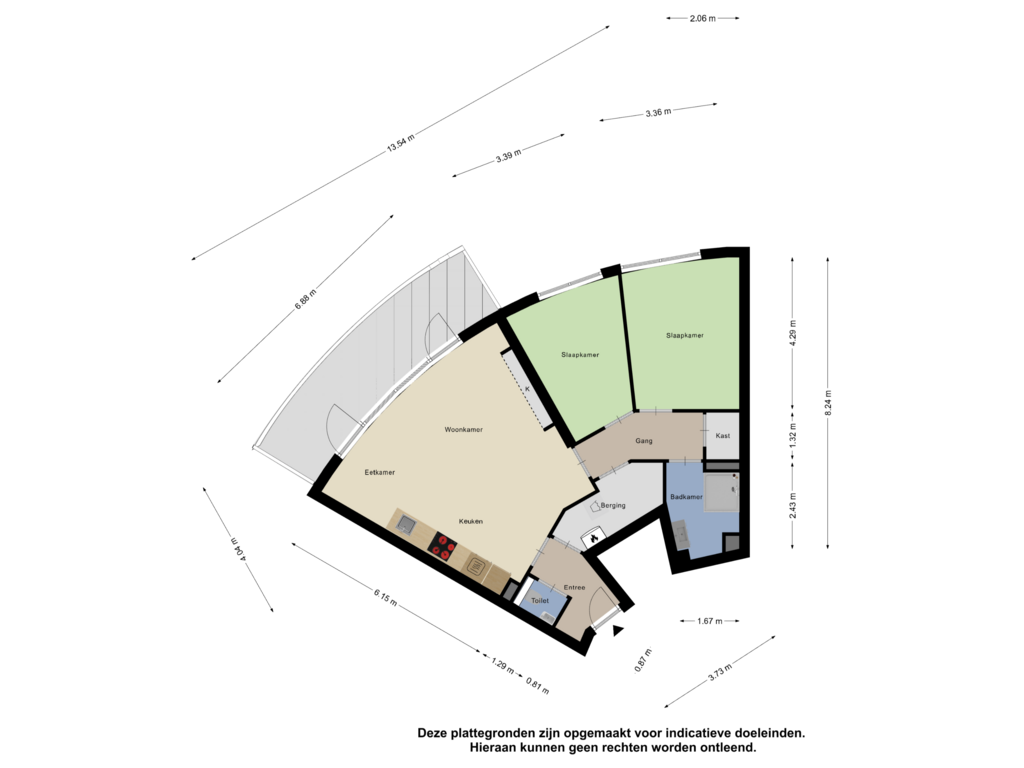 Bekijk plattegrond van Appartement van Spijkerboorweg 322