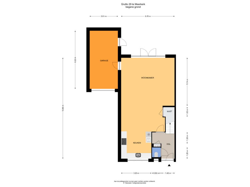 Bekijk plattegrond van Begane grond van Grutto 29