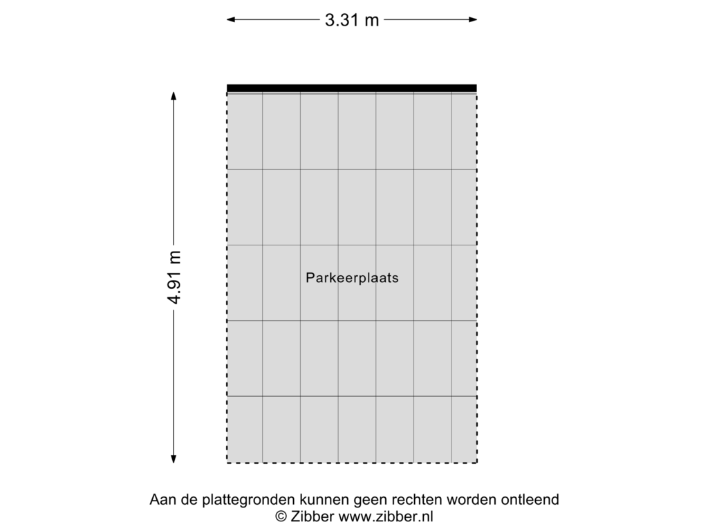 View floorplan of Parkeerplaats of Marialaan 204