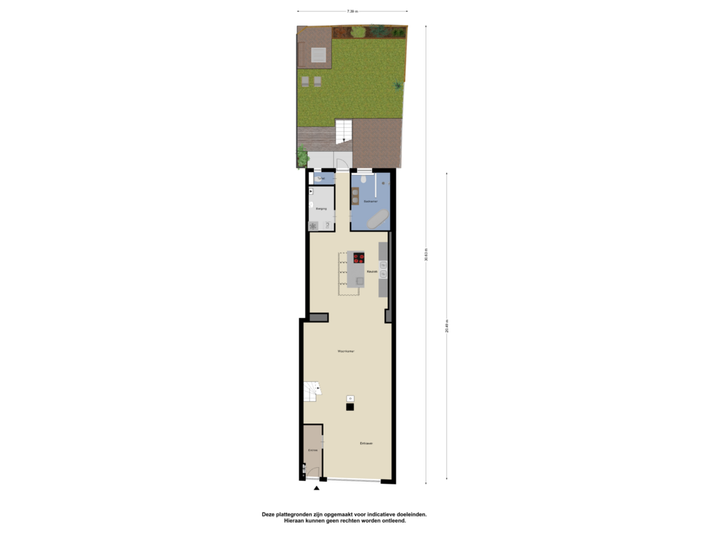 Bekijk plattegrond van Begane Grond Tuin van Molendijk 17