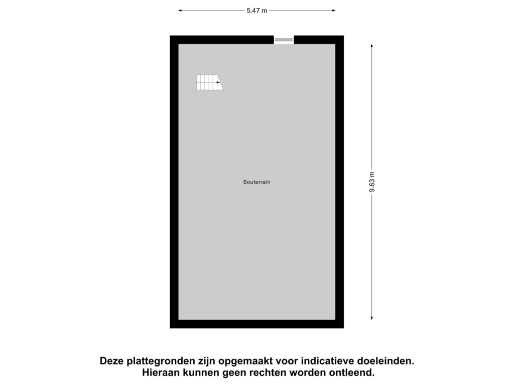 Bekijk plattegrond van Souterrain van Molendijk 17