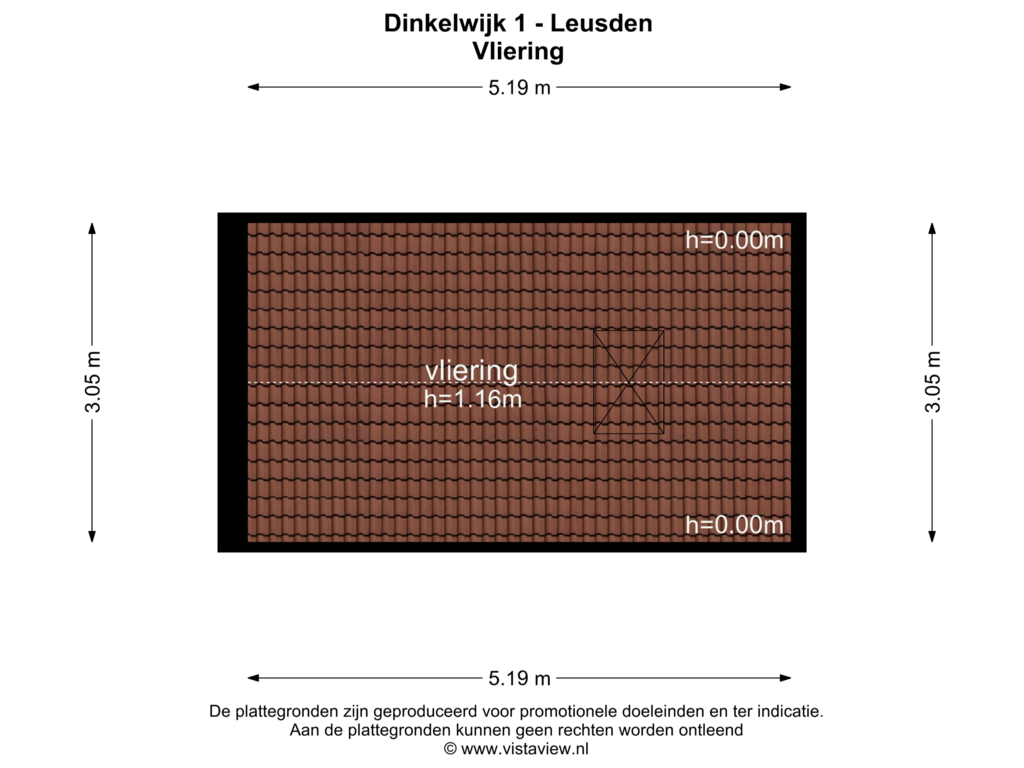 Bekijk plattegrond van VLIERING van Dinkelwijk 1