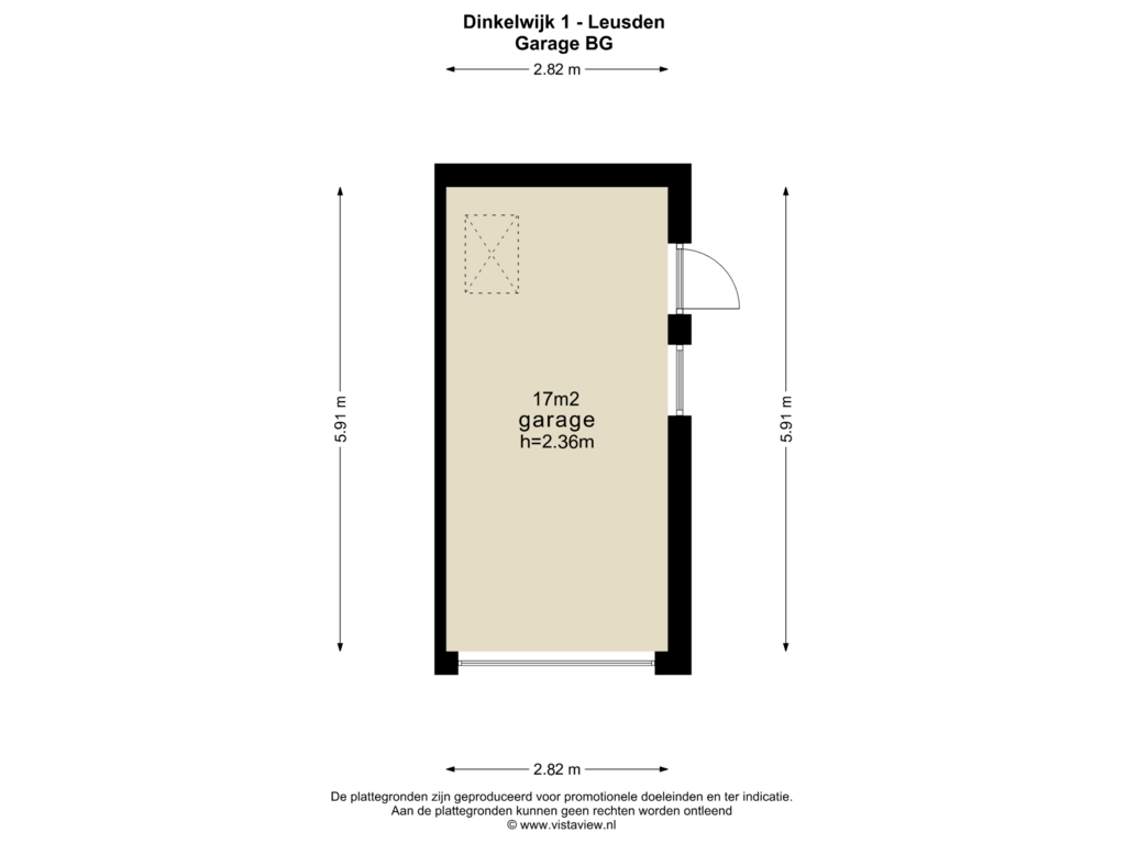 Bekijk plattegrond van GARAGE BG van Dinkelwijk 1