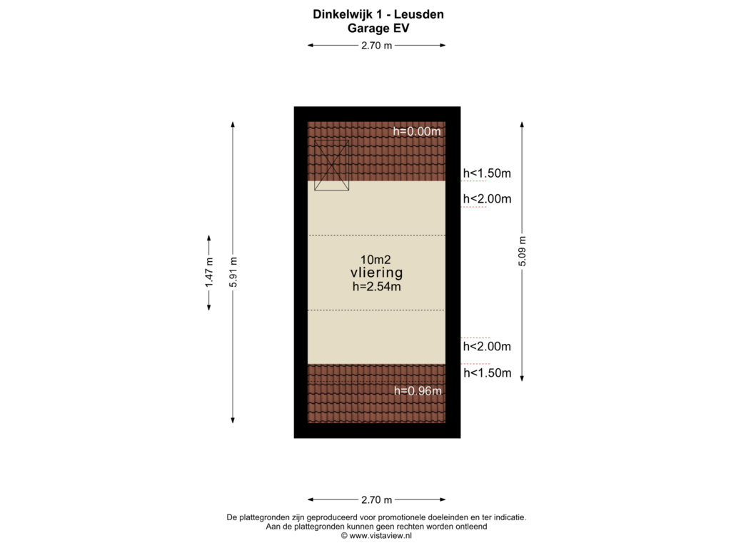 Bekijk plattegrond van GARAGE EV van Dinkelwijk 1