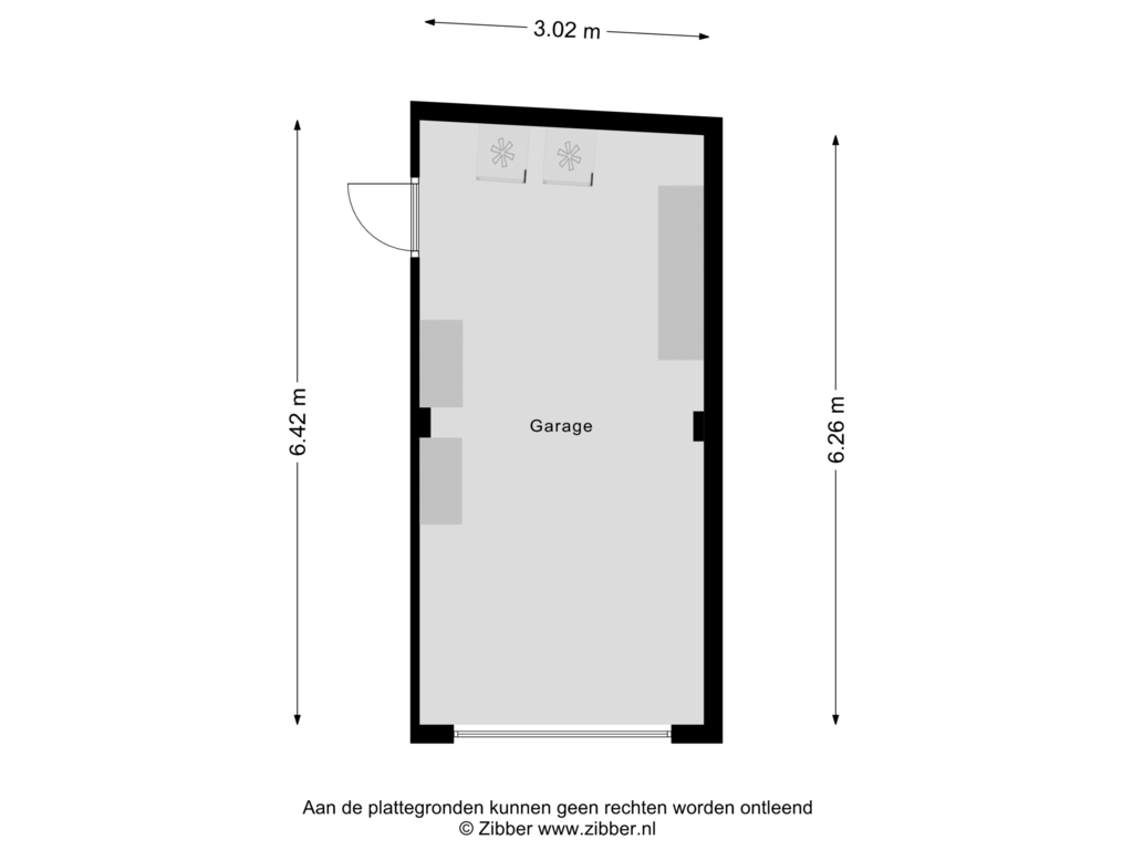 Bekijk plattegrond van Garage van Noord-Hollandlaan 11