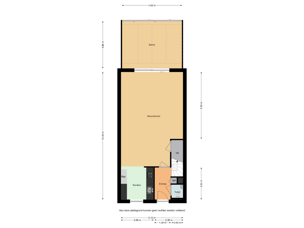 Bekijk plattegrond van Begane grond van Twistvlietpad 1-C