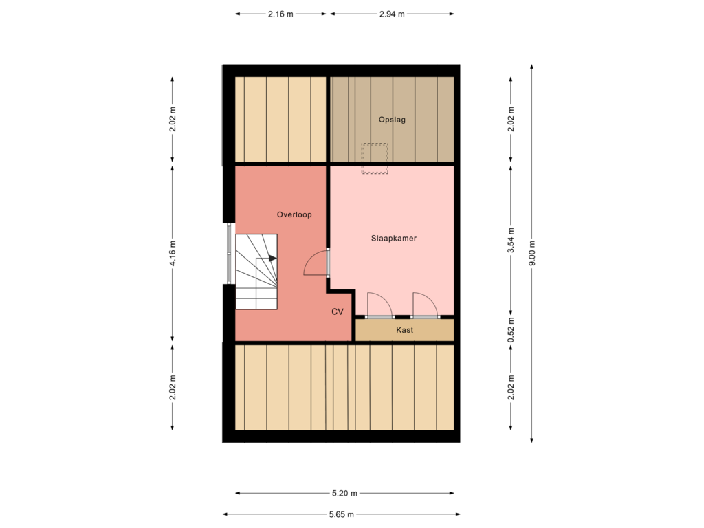 Bekijk plattegrond van 2e Verdieping van Akkerdistel 69