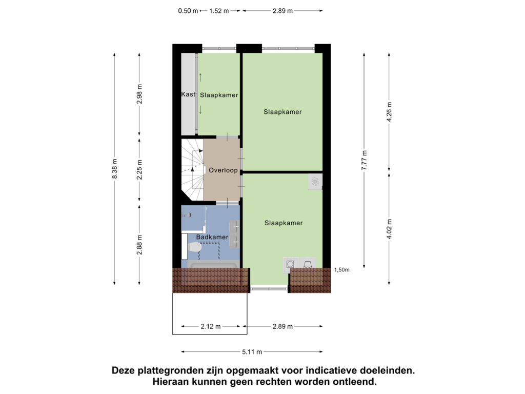 Bekijk plattegrond van Eerste Verdieping van Doesburgstraat 47