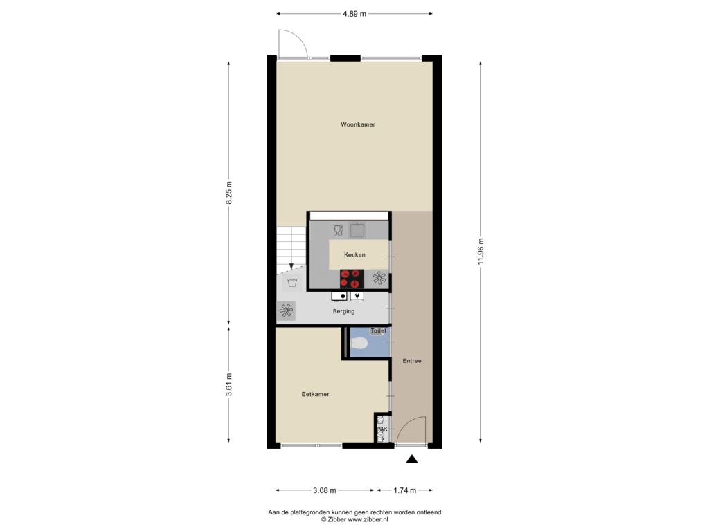 Bekijk plattegrond van Begane Grond van Broedplaats 52