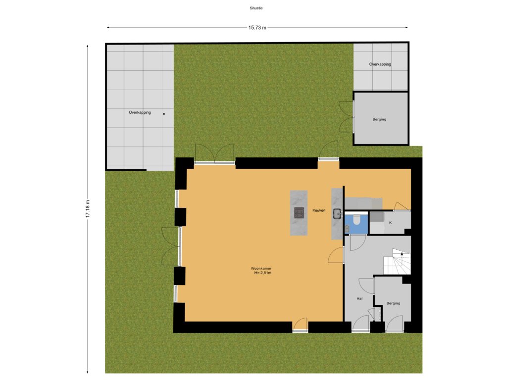 Bekijk plattegrond van Situatie van Oliemolen 2