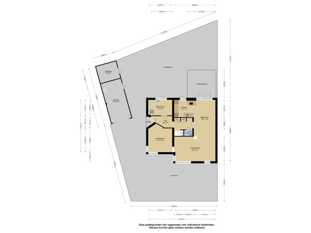 Bekijk plattegrond van Overzicht woning van Dintel 15