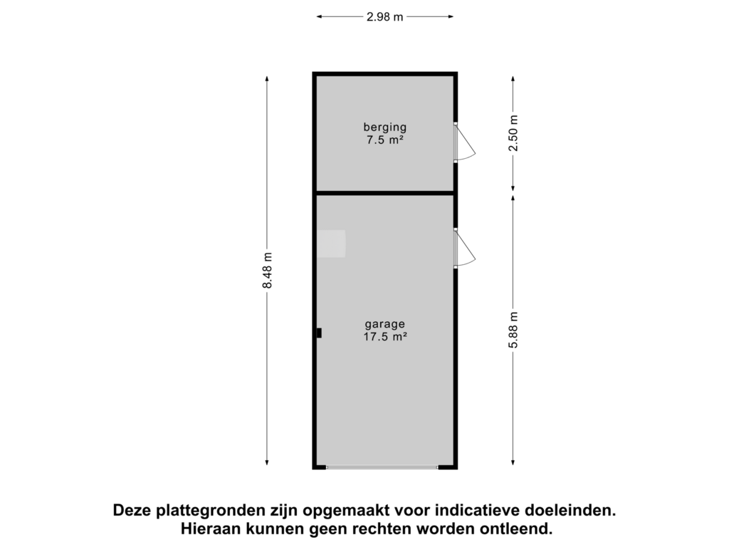 Bekijk plattegrond van Garage van Dintel 15