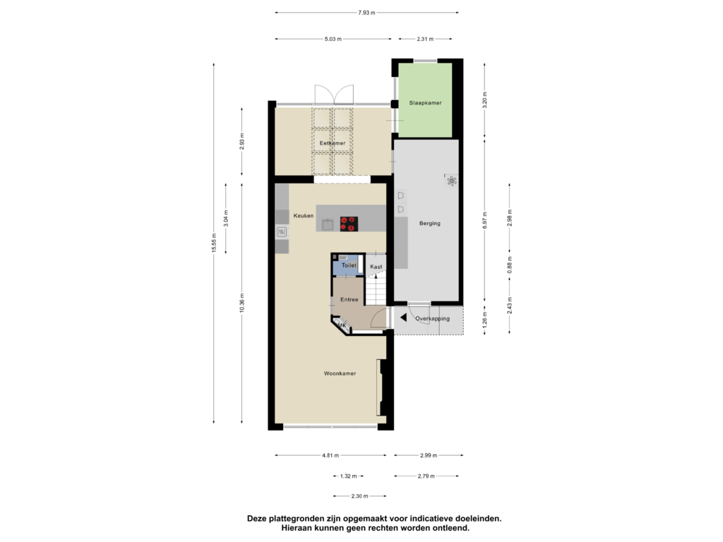 View floorplan of Begane Grond of Pinksterbloemstraat 45