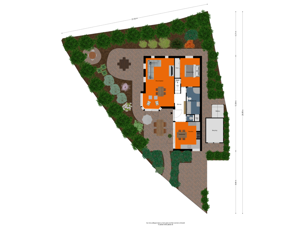 Bekijk plattegrond van Begane Grond Tuin van Potdijk 8-D28