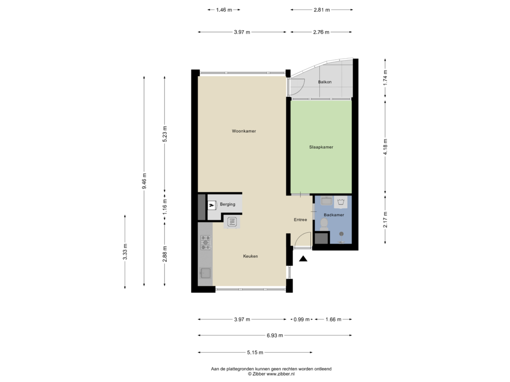 Bekijk plattegrond van Appartement van J.C. van Epenstraat 89