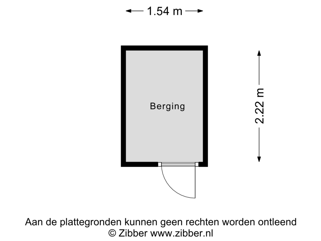 Bekijk plattegrond van Berging van J.C. van Epenstraat 89