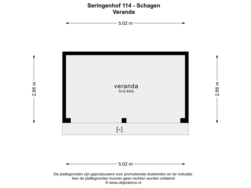 Bekijk plattegrond van TUIN van Seringenhof 114