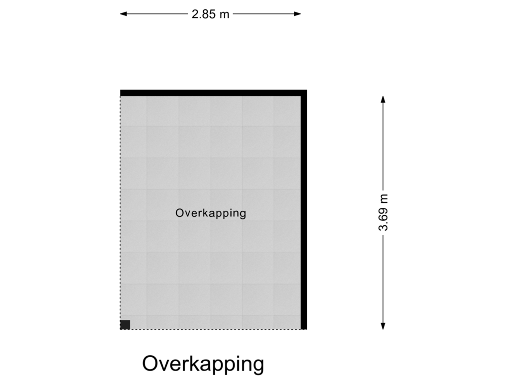 View floorplan of Overkapping of Stevenshof 28