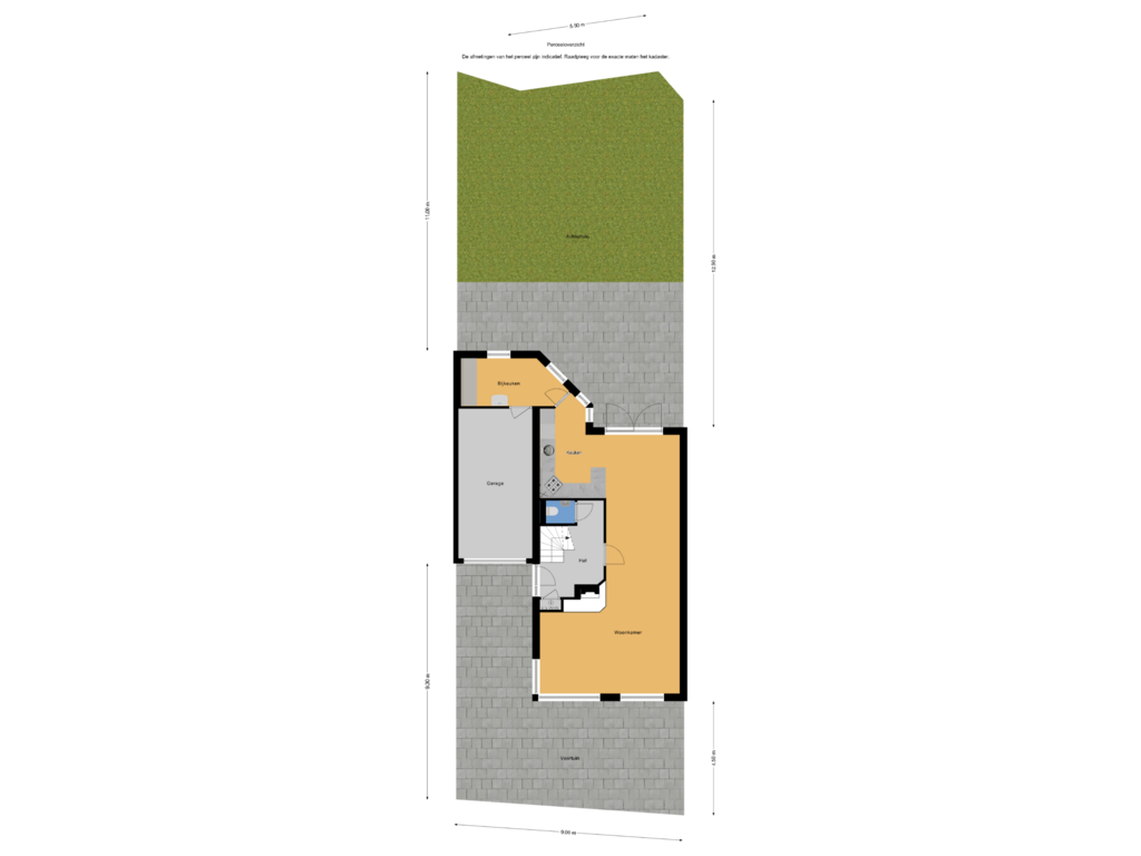 Bekijk plattegrond van Perceeloverzicht van Schout 6