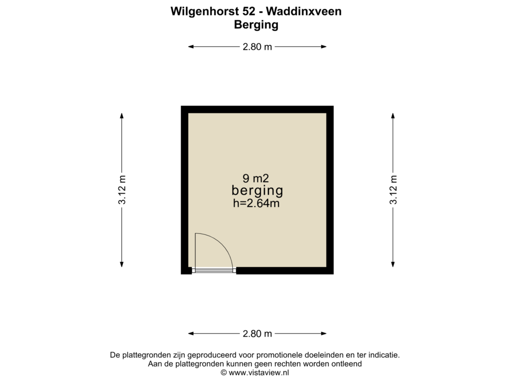 View floorplan of BERGING of Wilgenhorst 52