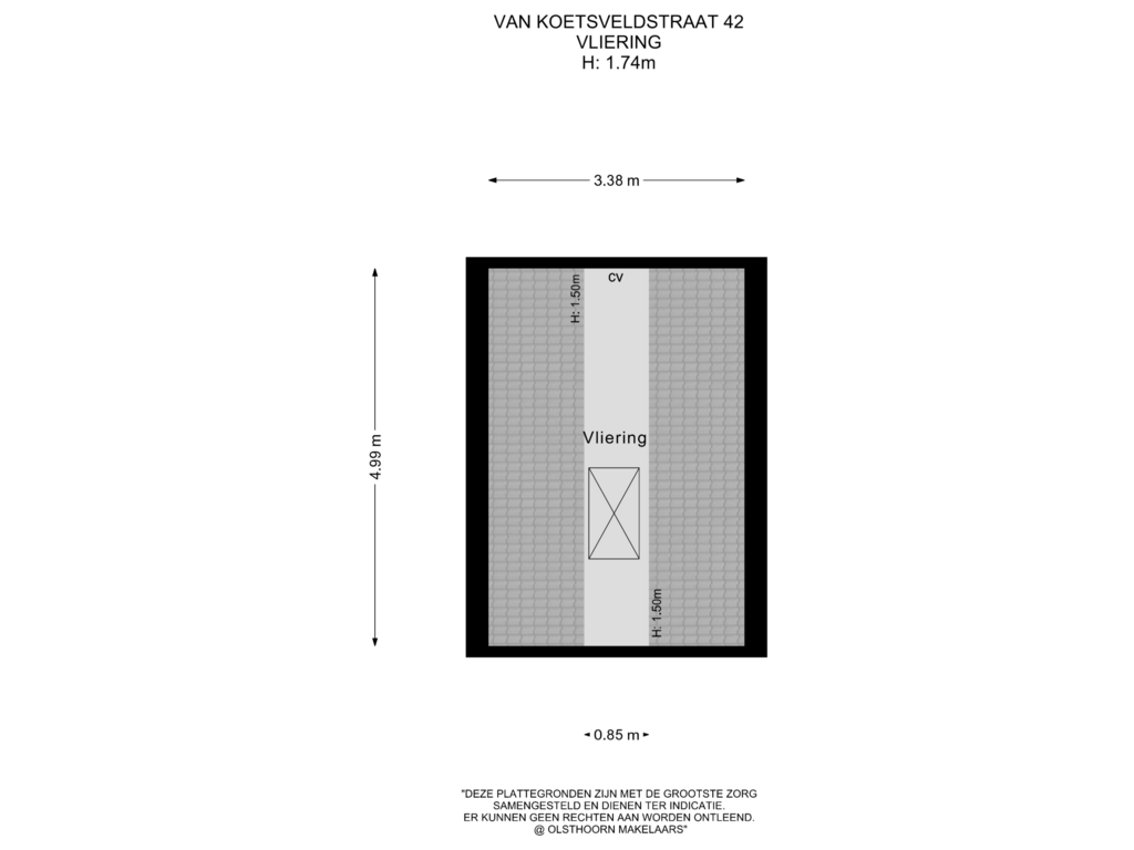 Bekijk plattegrond van Vliering van Van Koetsveldstraat 42