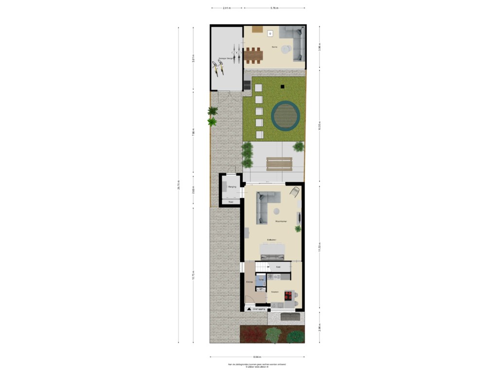 Bekijk plattegrond van Begane Grond_tuin van Steenbeltweg 43