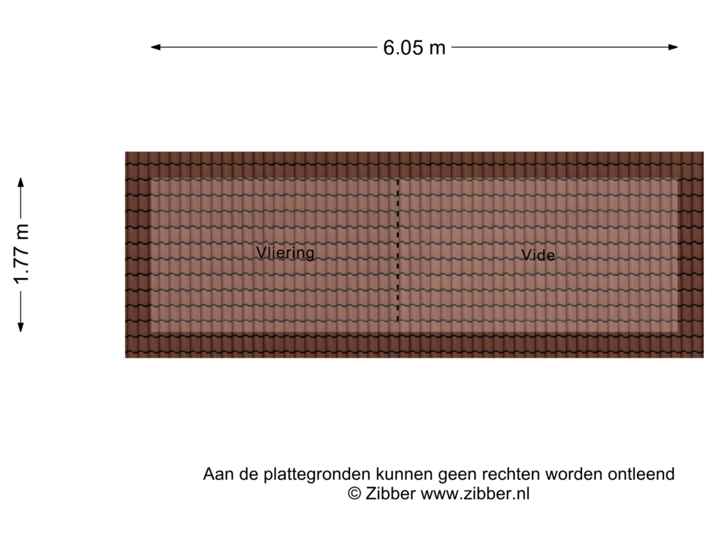 View floorplan of Vliering of Saxofoonstraat 134