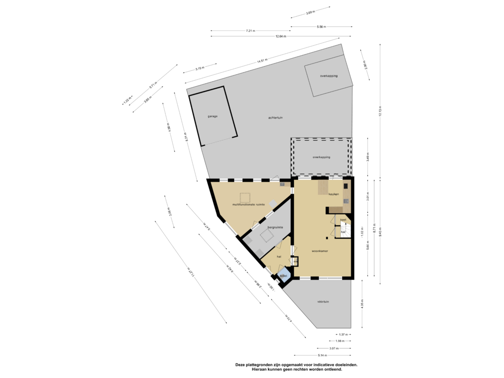 Bekijk plattegrond van overzicht woning van Ketelberg 15