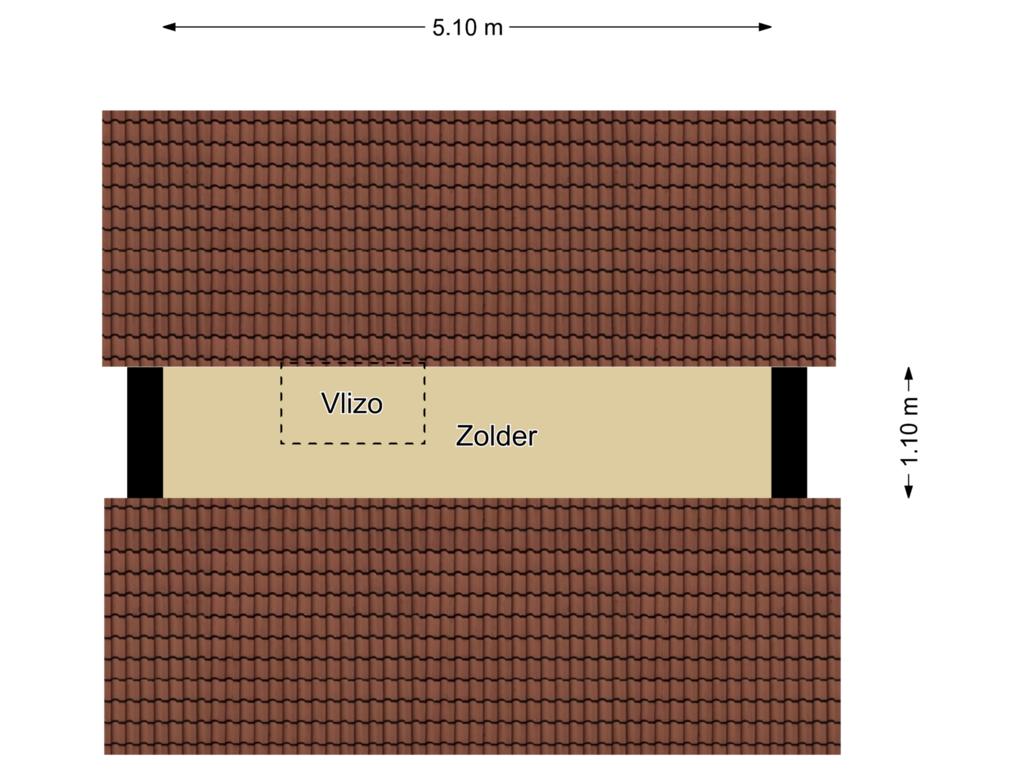 Bekijk plattegrond van 2e verdieping van Van Rooijenstraat 5