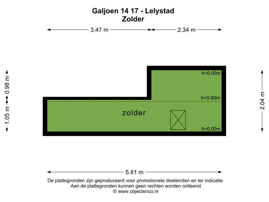 Bekijk plattegrond van ZOLDER van Galjoen 14 17