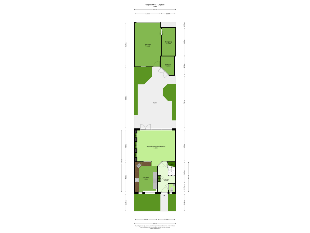 Bekijk plattegrond van TUIN van Galjoen 14 17