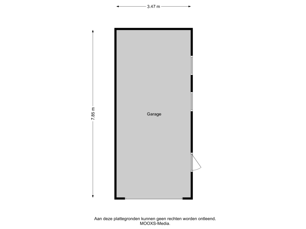 Bekijk plattegrond van Garage van Wilhelminastraat 8