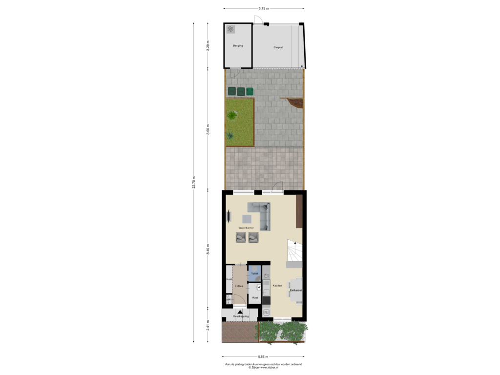 View floorplan of Begane Grond Tuin of Wikketuin 6